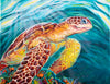 Sea Turtle Surfacing