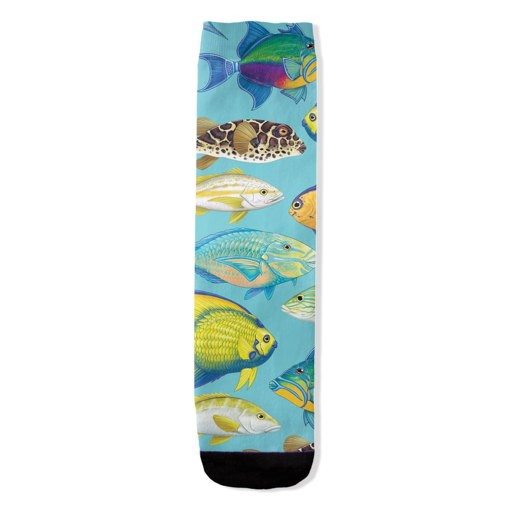 Reef Fish All-Over Print Socks
